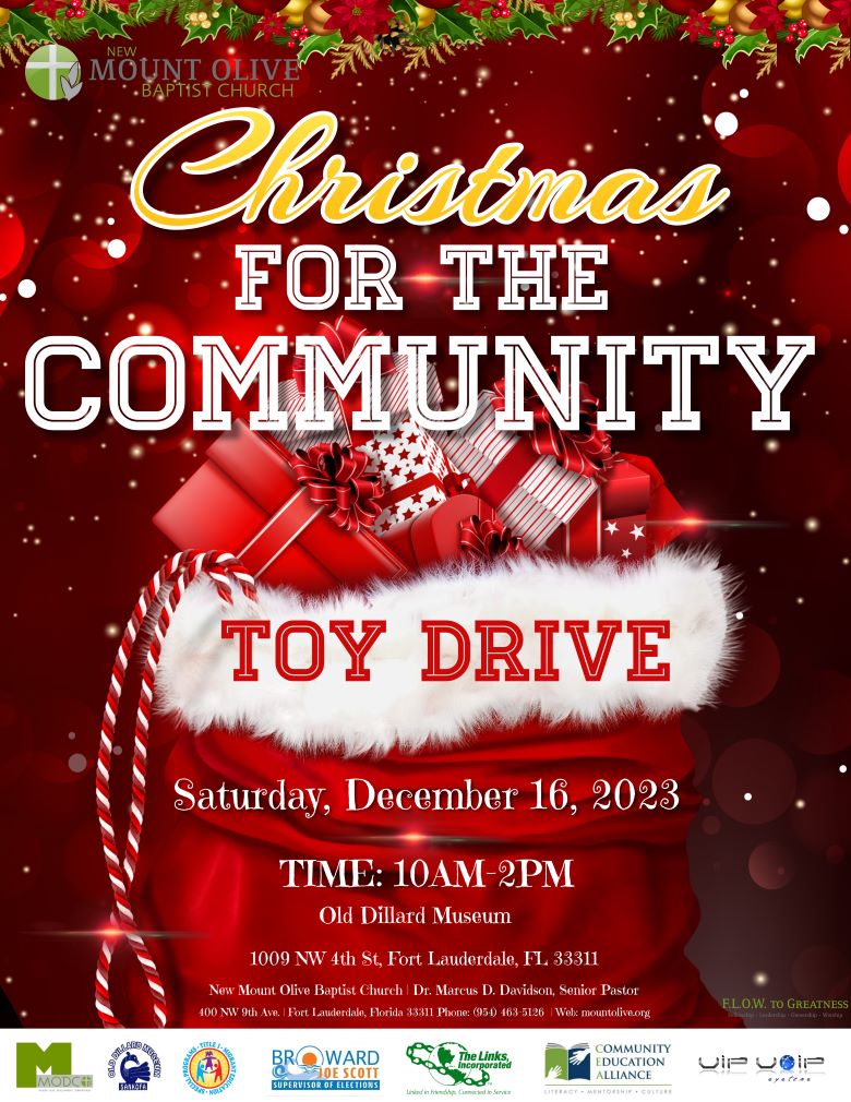 Christmas for the Community Toy Giveaway New Mount Olive Baptist Church