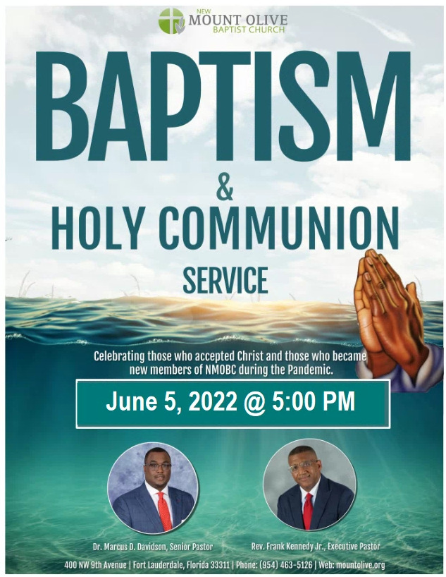 Big Baptismal & Communion Service