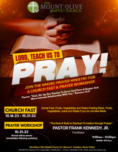 PrayerMinistryChurchFastWorkshop
